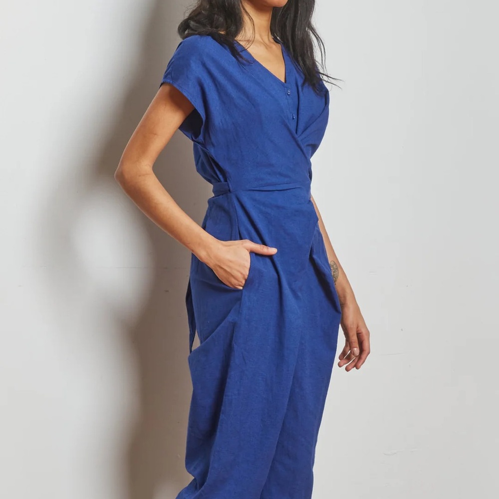 NWT Rujuta Sheth Venus Wrap Jumper in Mermaid, Size S - Picture 5 of 5